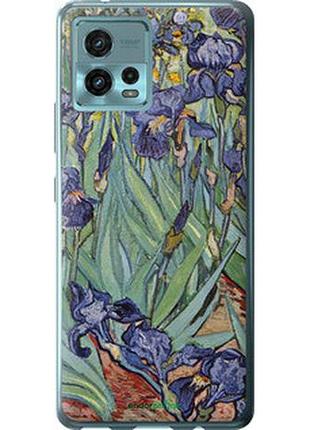 Чехол на motorola g72 винсент ван гог. ирисы "161u-2859-2448"