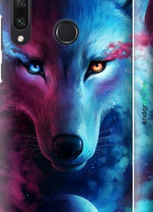 Чехол на huawei y6p арт-волк "3999m-1952-2448"