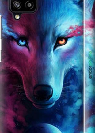 Чехол на samsung galaxy a42 a426b арт-волк "3999m-2098-2448"