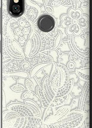 Чохол на xiaomi redmi note 6 pro біле мереживо "4383t-1551-2448"