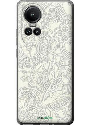 Чехол на oppo reno10 pro белое кружево "4383u-3109-2448"