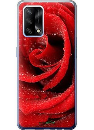 Чехол на oppo a74 красная роза "529u-2305-2448"