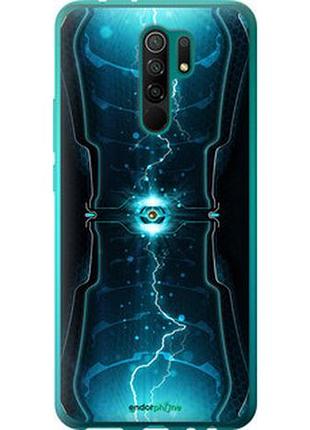 Чехол на xiaomi redmi 9 молнии в цилиндре "120u-2019-2448"