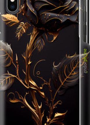Чехол на iphone xs max роза 3 "5552c-1557-2448"