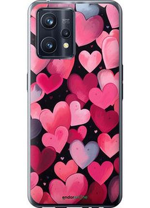 Чехол на realme 9 сердечки 4 "5662u-2866-2448"