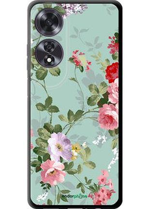 Чехол на oppo a60 4g цветочные обои 2 "862b-3702-2448"
