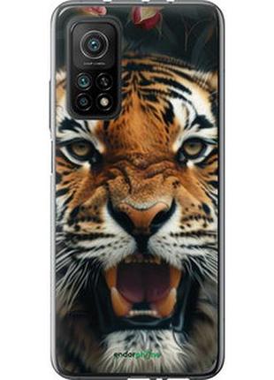 Чехол на xiaomi mi 10t pro тигровое величие "6080u-2679-2448"