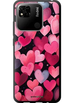 Чехол на xiaomi redmi 10a сердечки 4 "5662b-2578-2448"