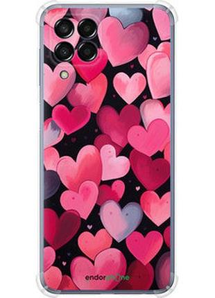 Чехол на samsung galaxy m33 m336b сердечки 4 "5662sp-2633-2448"