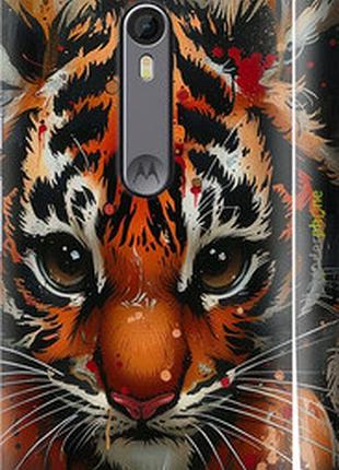 Чехол на motorola moto x style mini tiger "6052c-455-2448"