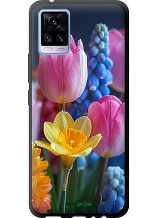 Чохол на vivo v20 весняні квіти "6058b-2127-2448"