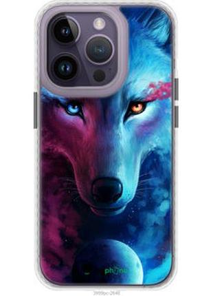 Чехол на iphone 14 pro арт-волк "3999pm-2646-2448"