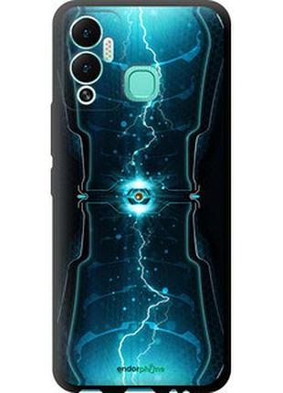 Чехол на infinix hot 12 play молнии в цилиндре "120b-2759-2448"