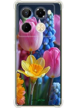 Чехол на infinix note 40 pro+ 5g весенние цветы "6058sp-3801-2448"