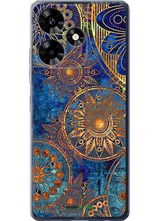 Чехол на infinix hot 30 золотой узор "678u-3046-2448"
