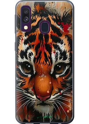 Чехол на samsung galaxy a40 2019 a405f mini tiger "6052t-1672-2448"