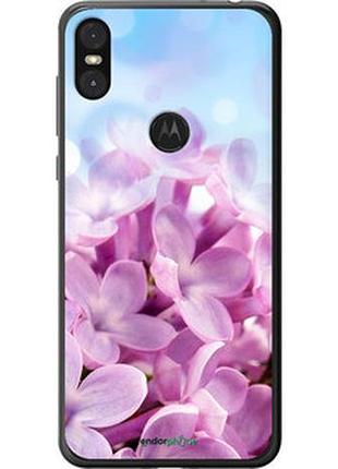 Чехол на motorola one сирень "527t-1589-2448"