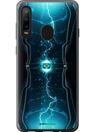 Чехол на samsung galaxy a8s молнии в цилиндре "120u-1636-2448"
