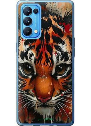 Чехол на oppo reno5 pro mini tiger "6052u-2239-2448"