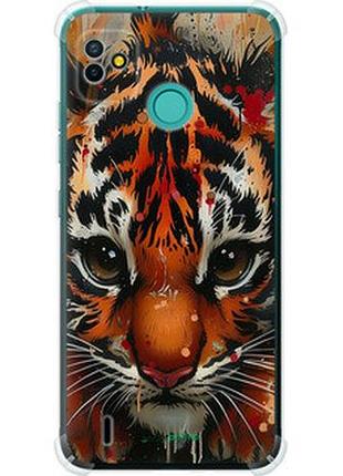 Чехол на tecno pop 5 bd2p mini tiger "6052sp-2412-2448"