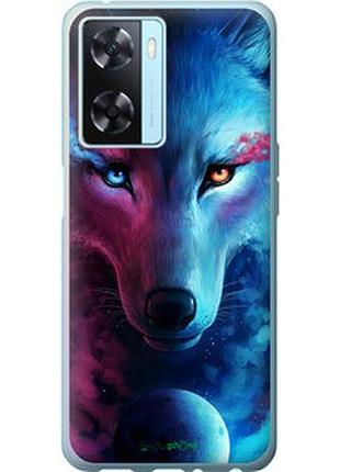 Чехол на oppo a57s арт-волк "3999u-2931-2448"