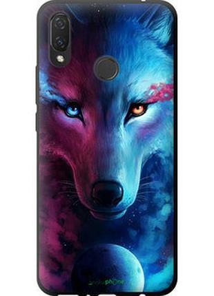 Чехол на huawei p smart plus арт-волк "3999b-1555-2448"