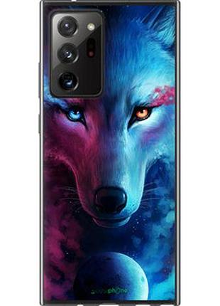 Чехол на samsung galaxy note 20 ultra арт-волк "3999t-2051-2448"