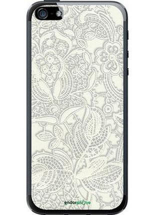 Чехол на iphone 5 белое кружево "4383t-18-2448"