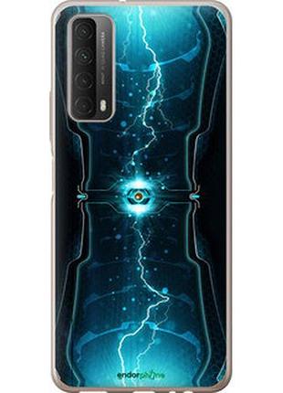 Чехол на huawei p smart 2021 молнии в цилиндре "120u-2100-2448"