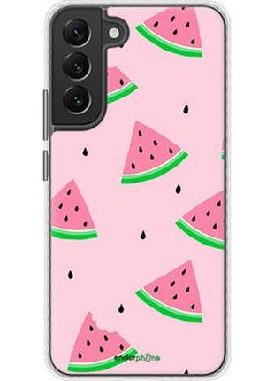 Чехол на samsung galaxy s22 plus розовый арбуз "4314pc-2495-2448"