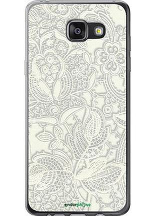 Чехол на samsung galaxy a7 (2016) a710f белое кружево "4383t-121-2448"