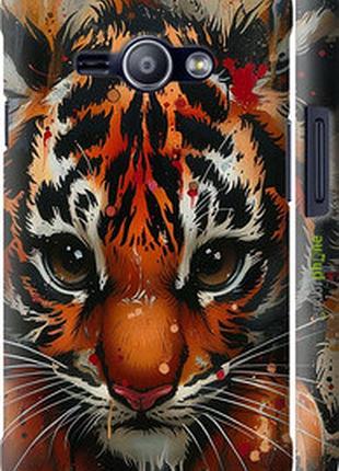Чехол на samsung galaxy j1 ace j110h mini tiger "6052m-215-2448"
