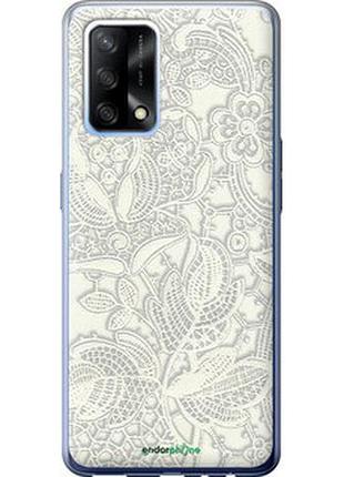 Чохол на oppo a74 біле мереживо "4383u-2305-2448"
