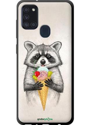 Чохол на samsung galaxy a21s a217f єнотик з морозивом "4602b-1943-2448"
