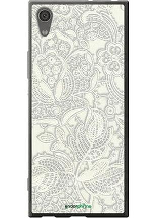 Чехол на sony xperia xa1 g3112 белое кружево "4383t-964-2448"