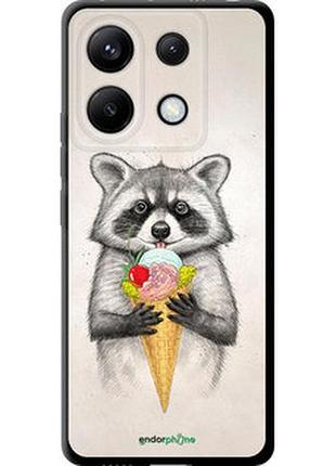 Чехол на xiaomi redmi note 13 pro 5g енотик с мороженым "4602b-3392-2448"