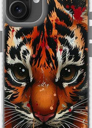 Чехол на iphone 16 plus mini tiger "6052pm-3714-2448"