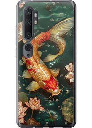 Чехол на xiaomi mi note 10 мелодия лотоса "6106t-1820-2448"