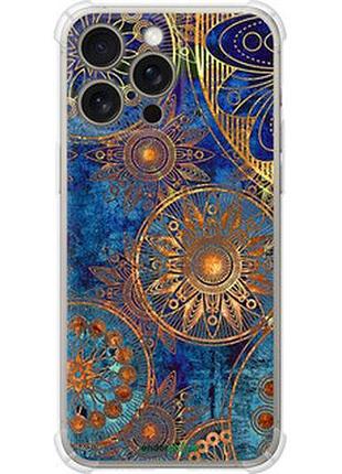Чехол на iphone 15 pro max золотой узор "678sp-3098-2448"