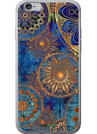 Чехол на iphone 6 plus золотой узор "678t-48-2448"