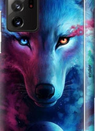 Чехол на samsung galaxy note 20 ultra арт-волк "3999m-2051-2448"