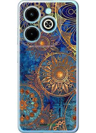 Чехол на infinix hot 40i золотой узор "678u-3504-2448"