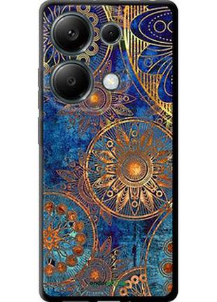 Чехол на xiaomi redmi note 13 pro 4g золотой узор "678b-3653-2448"