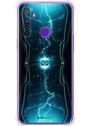 Чехол на realme 6i молнии в цилиндре "120sp-2059-2448"