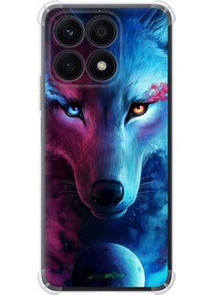 Чехол на huawei honor x8a арт-волк "3999sp-2963-2448"