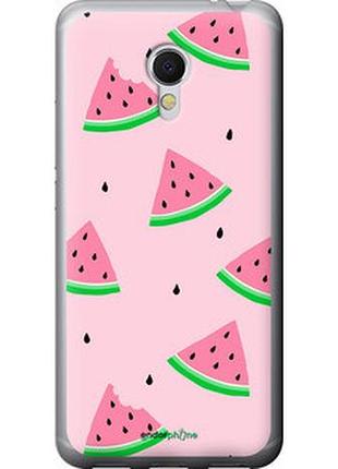 Чохол на meizu mx6 рожевий кавун "4314t-259-2448"