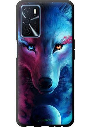 Чехол на oppo a54s арт-волк "3999b-3473-2448"