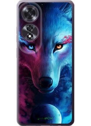 Чехол на oppo a60 4g арт-волк "3999u-3702-2448"