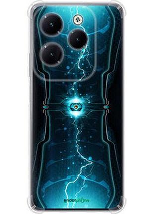 Чехол на infinix hot 40 pro молнии в цилиндре "120sp-3736-2448"