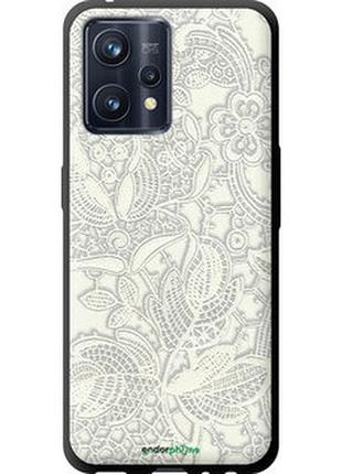 Чехол на realme 9 белое кружево "4383b-2866-2448"
